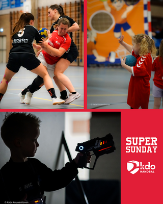 Sfeer en verbinding tijdens Super Sunday KDO handbal